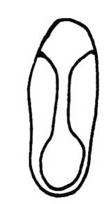 运动鞋简笔画