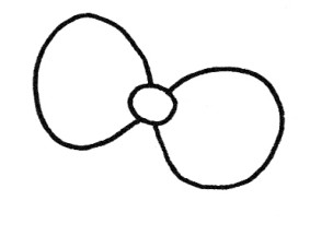 平底鞋简笔画