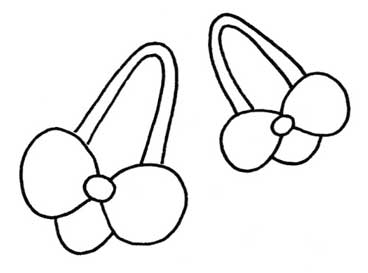 平底鞋简笔画