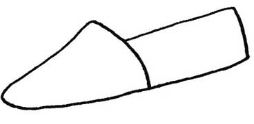 布鞋简笔画