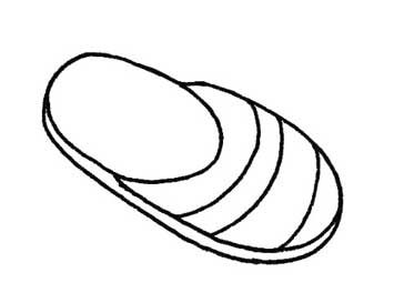 拖鞋简笔画