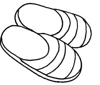 拖鞋简笔画