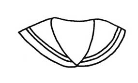校服简笔画
