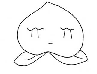 桃子简笔画