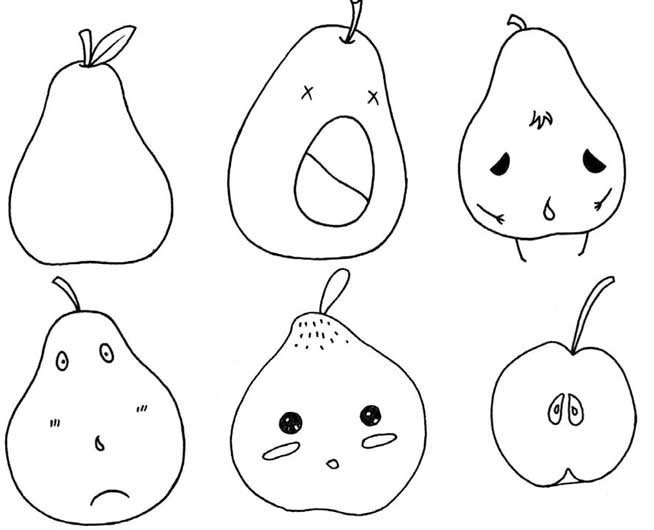梨简笔画