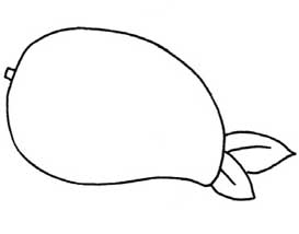 芒果简笔画