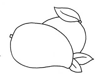芒果简笔画