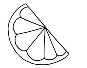 橙子简笔画