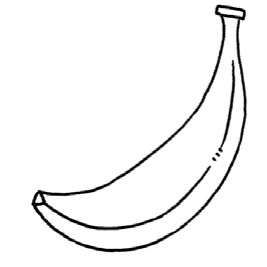 香蕉简笔画