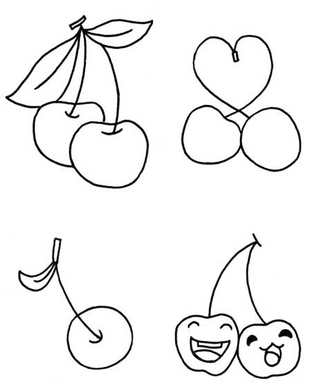 樱桃简笔画