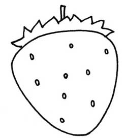 草莓简笔画
