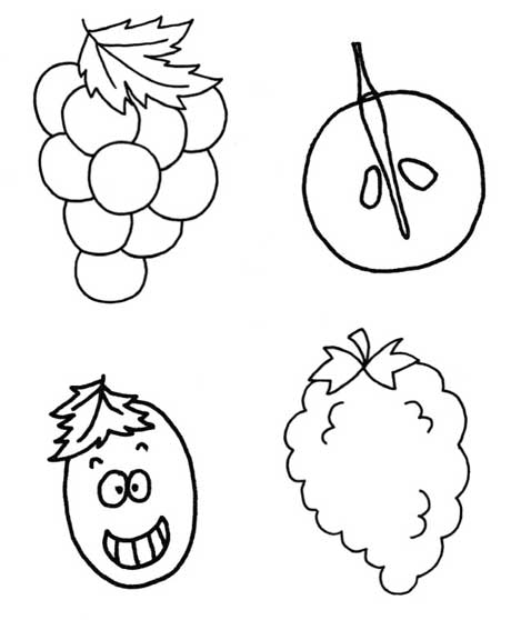 葡萄简笔画