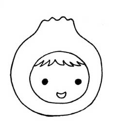石榴简笔画