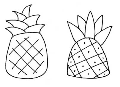 菠萝简笔画