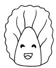 白菜简笔画