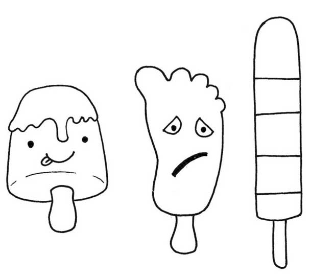 雪糕简笔画