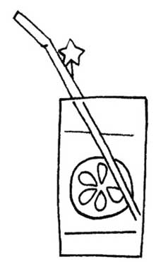果汁简笔画