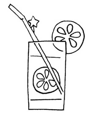 果汁简笔画