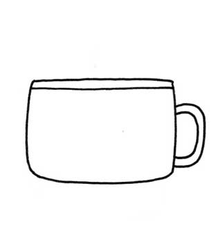 咖啡简笔画