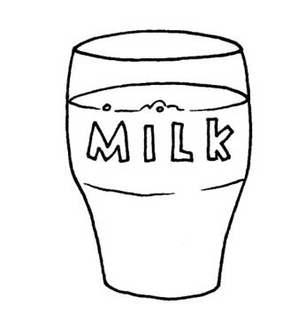 牛奶简笔画