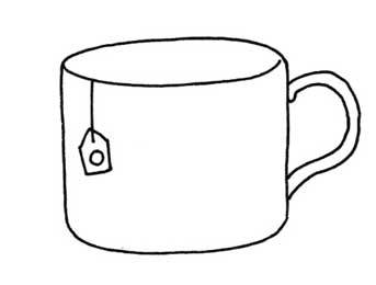 茶简笔画