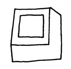 巧克力简笔画