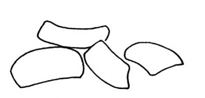 薯片简笔画