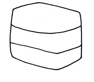 蛋糕简笔画