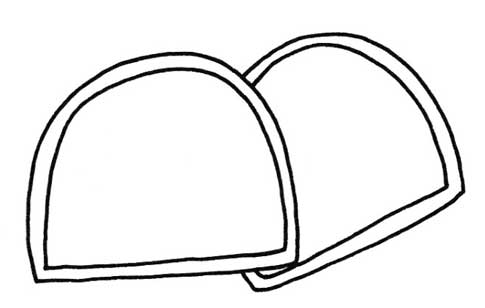 面包简笔画