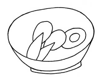 面条简笔画