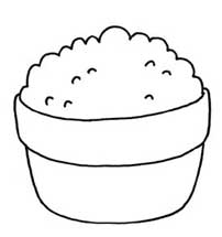 米饭简笔画