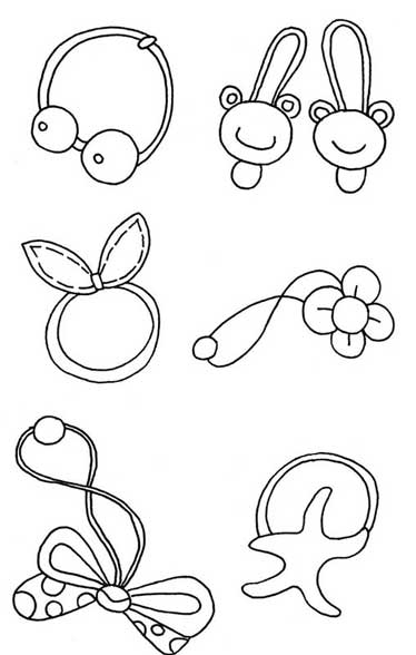 发绳简笔画