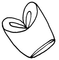 花卷简笔画