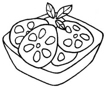炒菜简笔画