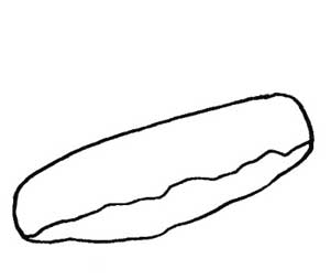 热狗简笔画