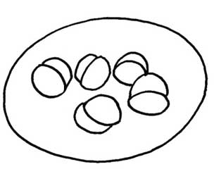 意大利面简笔画