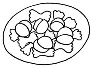 意大利面简笔画