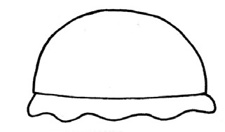 汉堡简笔画