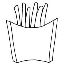 薯条简笔画