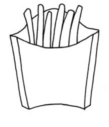 薯条简笔画
