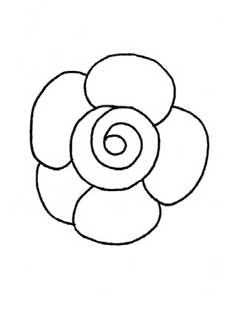 玫瑰简笔画