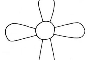 菊花简笔画