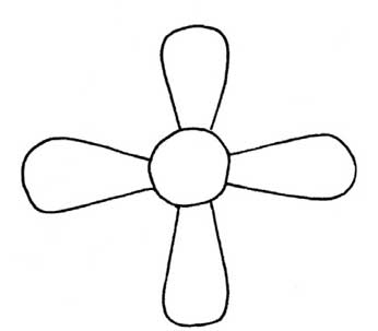 菊花简笔画