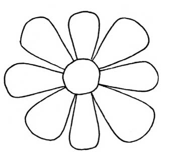 菊花简笔画