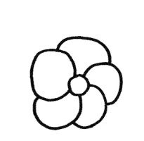 茉莉简笔画