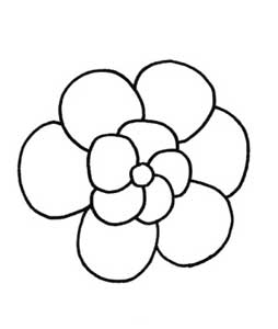 茉莉简笔画