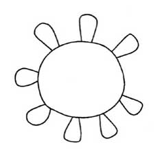 向日葵简笔画
