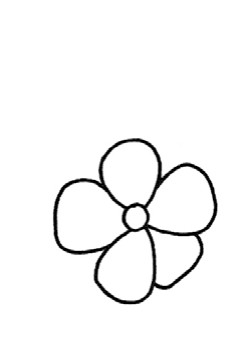 梅花简笔画