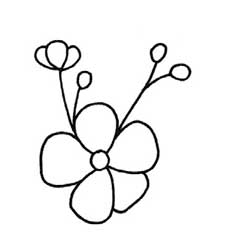 梅花简笔画