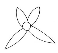 兰花简笔画
